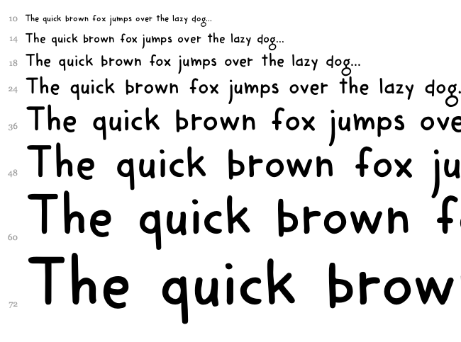 DK Harimau font waterfall